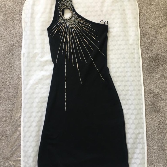 Sparkling Black Mini Dress by Kate Moss, Night Out, Cocktail Dress, Brand New - Picture 5 of 6